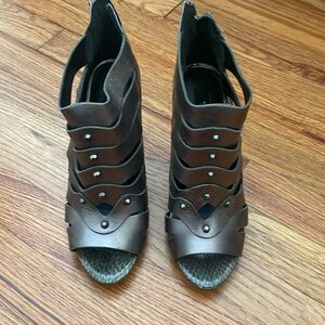 White House black market sexy leather boots 6.5